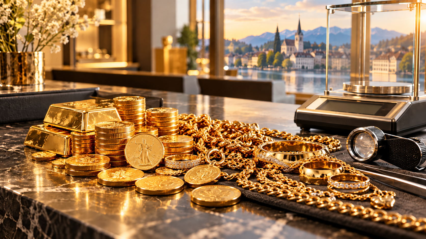 Höchstpreise für Goldschmuck und Goldmünzen