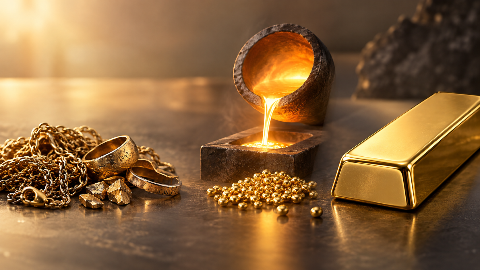 Altgold recycling