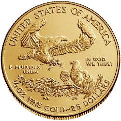USA 25 Dollars 2021 Golden Eagle