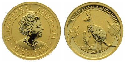 Australien 15 Dollars 2020 0.10 Oz Gold Känguru